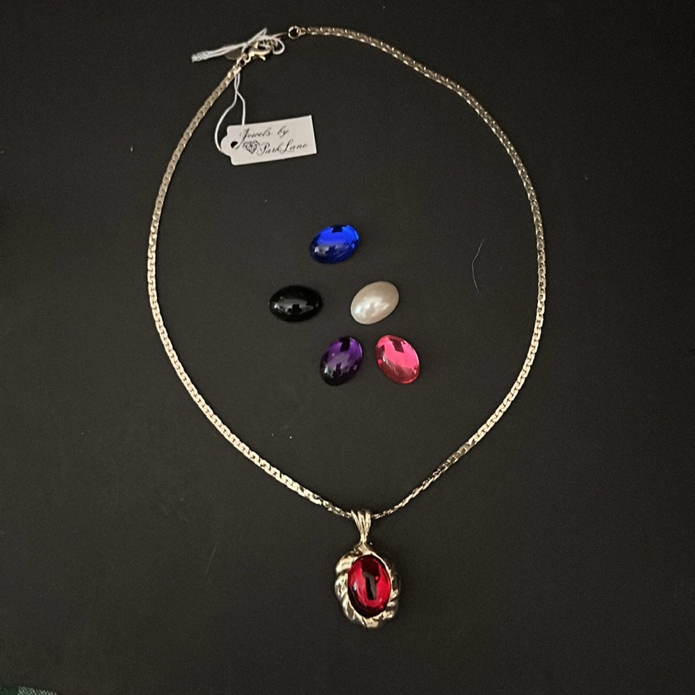 Vintage Park Lane Interchangeable Colors Necklace - Picture 2 of 5